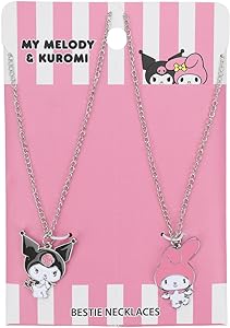Hello Kitty and My Melody Necklace Set (12B)
